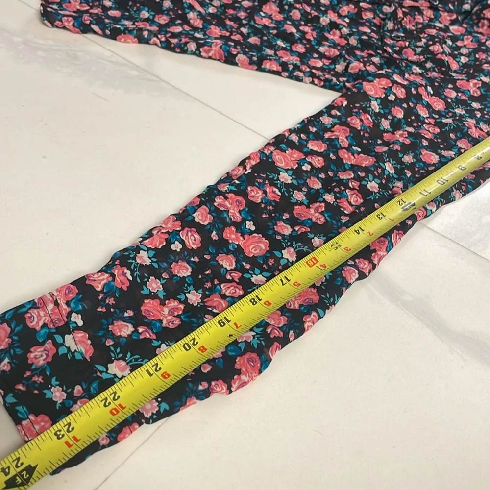 Active Floral Print Blouse Perfect Shirt - Picture 13 of 13